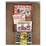 Flat of assorted cookie cutters