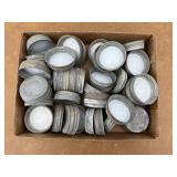 Flat of Ball zinc mason jar lids