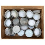 Flat of zinc mason jar lids