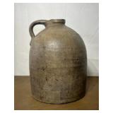 Gallon crock jug. Has some chips and wear and tear