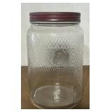 "Old Judge" Glass Coffee Jar