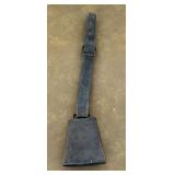 Old cow bell on leather strap