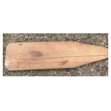 Old wooden ironing board