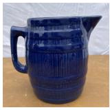 Blue Stoneware pitcher