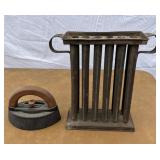 Old iron and an old candle maker