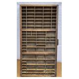 Old wooden printers board. Marked Hamilton.