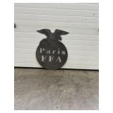 Paris FFA Metal Sign