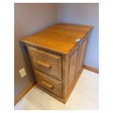 wooden file cabinet