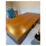 Executive style solid wood desk