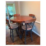 pub style table and chairs