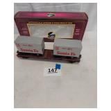 MTH SANTA FE FLATCAR W/ 20