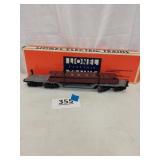 LIONEL "O" GAUGE DEPRESSED FLAT CAR GIRDER LOAD,