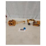 CATERPILLAR AND LIEBHERR TRACKED TOY