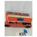 LIONEL T.T.O.S. FLATCAR WITH TRACTOR AND TRAILER,