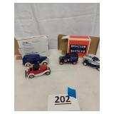 4 DIE CAST CARS - LIONEL TRAINS EASTWOOD