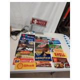 BACKLIT BILLBOARD WITH DECALS, MENARDS