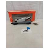 6411 LIONEL FLATCAR WITH BEECHCRAFT BONANZA,