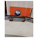 LIONEL BNSF WHALE BATHTUB GONDOLA 3 PACK,