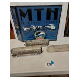 MTH SANTA FE, CLEAR BODY F-3 ABA DIESEL SET,