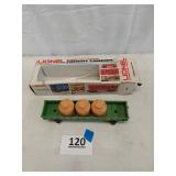 LIONEL O AND O27 GUAGE, BURLINGTON GONDOLA,