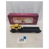 MTH SANTA FE CRANE TENDER, #20-98239, DIE-CAST