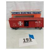 LIONEL SANTA FE OPERATING BOXCAR, #6-19805