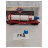 6407 LIONEL FLAT CAR W/ ROCKET, #6-26025