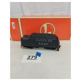 LIONEL ATSF WARHORSE TENDER, #6-18062