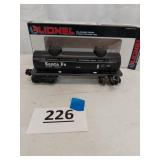 LIONEL SANTA FE 2-DOME TANK CAR, #6-16104