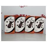 (4) Walton Archery Size Large Cowhide Gloves