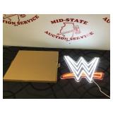 WWE Neon Light Wrestling Sign 12ï¿½ with Box