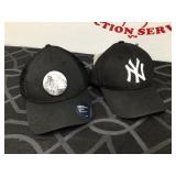 (2) North Face & NY Mets Baseball Trucker Caps