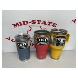 Yeti Rambler Tumbler Lot No Clips/Lids