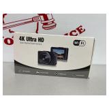 4K Ultra HD WiFi Dual Channel Dash Camera