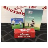 (3) Golf Lot - Pens & Pen Holder,Beer Bottle Golf