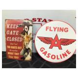 (2) 12? Fly A Gasoline & Keep the Gate Closes