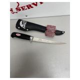 Rapala fillet knife with sheath and sharpener