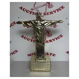 19? Gold Plastic Jesus Statue Made by