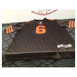 NFL Browns Menï¿½s XXL Football Jersey NWT NFLPA #6