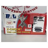 BAL Double Pack X-Chock Tire Locking Chocks