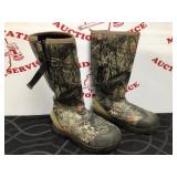 Cabela Menï¿½s 11M Mossy Oak Rubber Boots Camo Slip