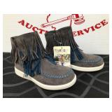 Muk Luks Womenï¿½s 7 Moccasin Half Zip Boots NWT