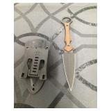 Fixed Blade Knife Ring Dagger & Sheath