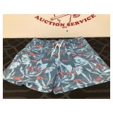Huk Menï¿½s Medium Above The Knee Swim Shorts NWT