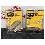 (2) Buck 722 Spitfire & 726 Mini Spitfire Pocket