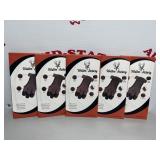 (5) Walton Archery Cowhide Size Medium Gloves