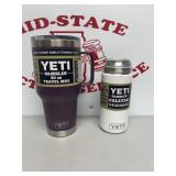 Yeti Rambler 30oz Mug No Clip & Yeti ColsterSlim