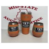 Yeti Rambler Lot of (3) No Clip/Lids