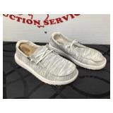 Hey Dude Womenï¿½s 7 Wendy Sox Glacier Grey Slip On