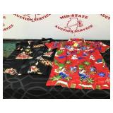 (2) Menï¿½s XS Ugly Christmas CampShirts NWT
